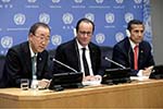 Moon, Hollande, Urge Commonwealth Countries to Support Paris Climate Conference